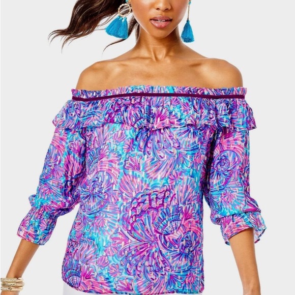 Lilly Pulitzer Ceecee top - Picture 2 of 6